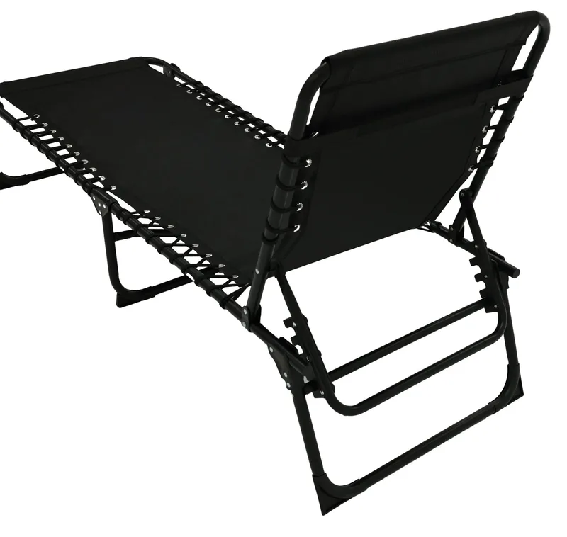 Örgryte solsäng - Ställbar | Svart - Svart - Utemöbler - Utestol & trädgårdsstol - Solsäng & Solvagnar