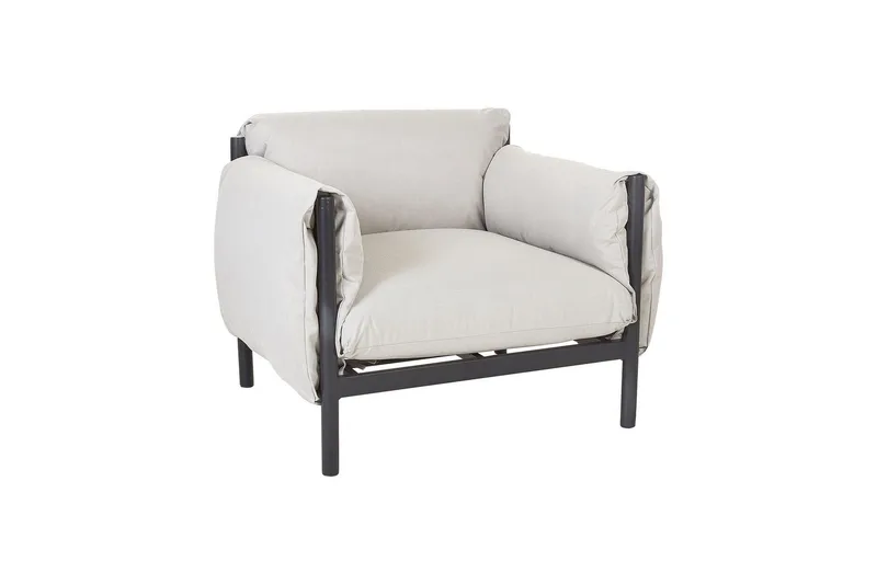 Abbotsford Utefåtölj, Svart/Grå