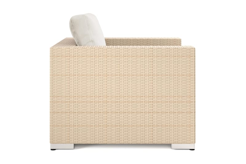 Bahamas Loungefåtölj utomhus i konstrotting - Sand - Utemöbler - Utestol & trädgårdsstol - Utefåtölj & loungefåtölj