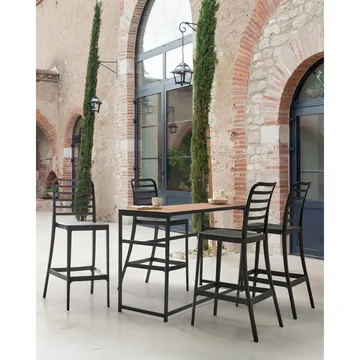 Barstol Seceda 4-pack - Utemöbler - Utestol & trädgårdsstol - Barstol utomhus
