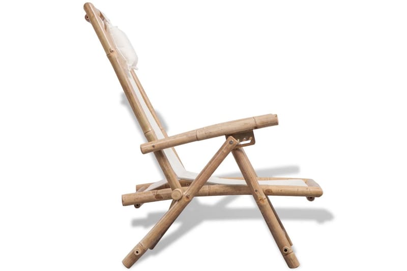 Däckstol bambu - Brun - Utemöbler - Utestol & trädgårdsstol - Brassestolar & campingstolar