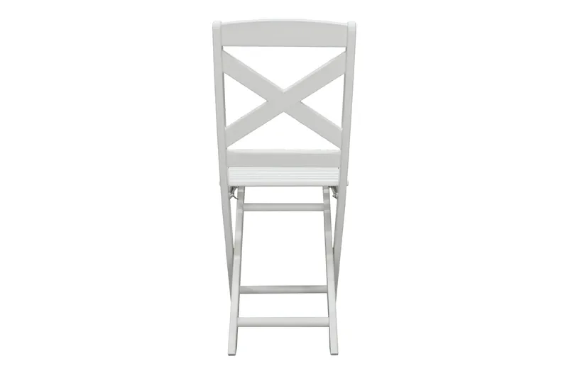 CALAYAN Klappstol Utomhus Vit - Utemöbler - Utestol & trädgårdsstol - Caféstol & klappstol utomhus