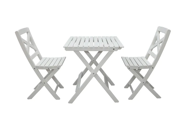 CALAYAN Klappstol Utomhus Vit - Utemöbler - Utestol & trädgårdsstol - Caféstol & klappstol utomhus