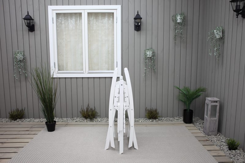 CALAYAN Klappstol Utomhus Vit - Utemöbler - Utestol & trädgårdsstol - Caféstol & klappstol utomhus