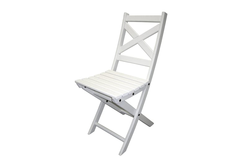 CALAYAN Klappstol Utomhus Vit - Utemöbler - Utestol & trädgårdsstol - Caféstol & klappstol utomhus