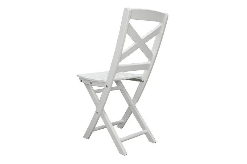 CALAYAN Klappstol Utomhus Vit - Utemöbler - Utestol & trädgårdsstol - Caféstol & klappstol utomhus