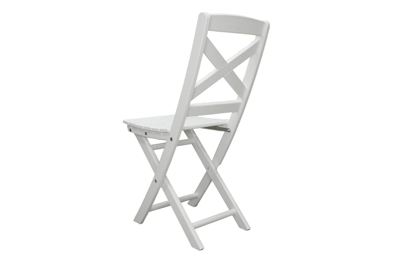 CALAYAN Klappstol Utomhus Vit - Utemöbler - Utestol & trädgårdsstol - Caféstol & klappstol utomhus