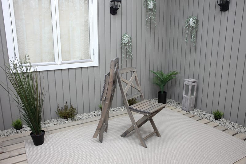 Edilma Klappstol Utomhus - Grå - Utemöbler - Utestol & trädgårdsstol - Caféstol & klappstol utomhus