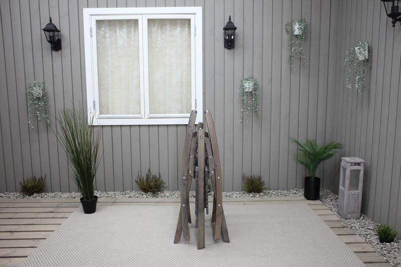 Edilma Klappstol Utomhus - Grå - Utemöbler - Utestol & trädgårdsstol - Caféstol & klappstol utomhus