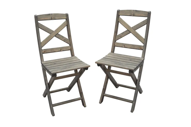 Edilma Klappstol Utomhus - Grå - Utemöbler - Utestol & trädgårdsstol - Caféstol & klappstol utomhus