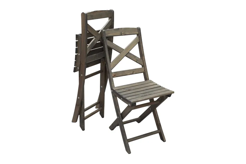 Edilma Klappstol Utomhus - Grå - Utemöbler - Utestol & trädgårdsstol - Caféstol & klappstol utomhus