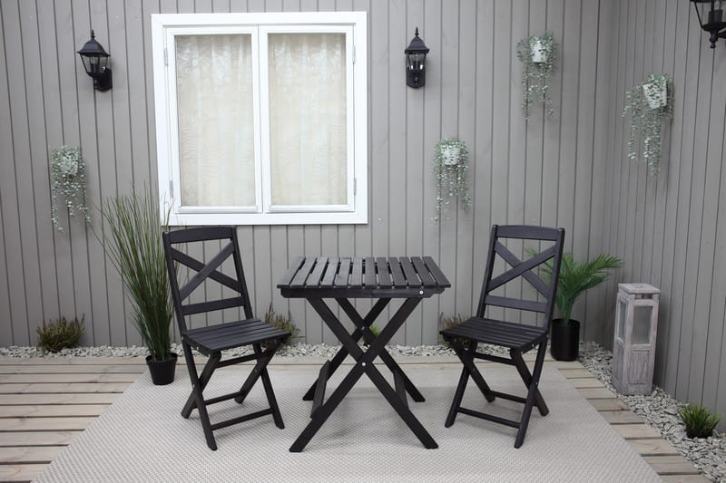 Edilma Klappstol Utomhus - Mörkbrun - Utemöbler - Utestol & trädgårdsstol - Caféstol & klappstol utomhus