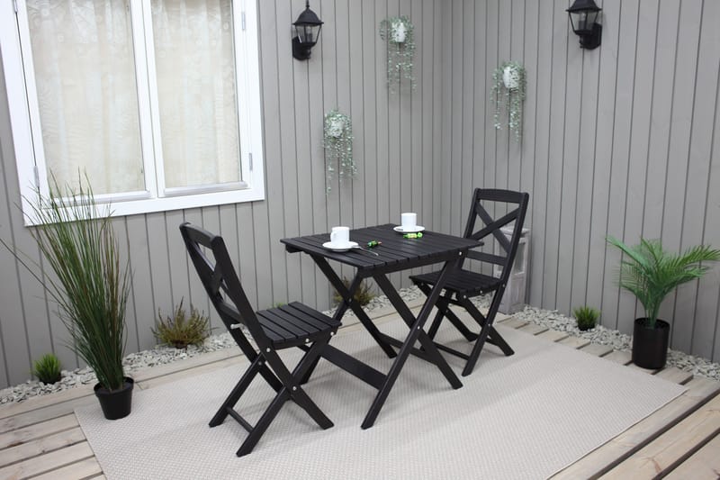 Edilma Klappstol Utomhus - Mörkbrun - Utemöbler - Utestol & trädgårdsstol - Caféstol & klappstol utomhus