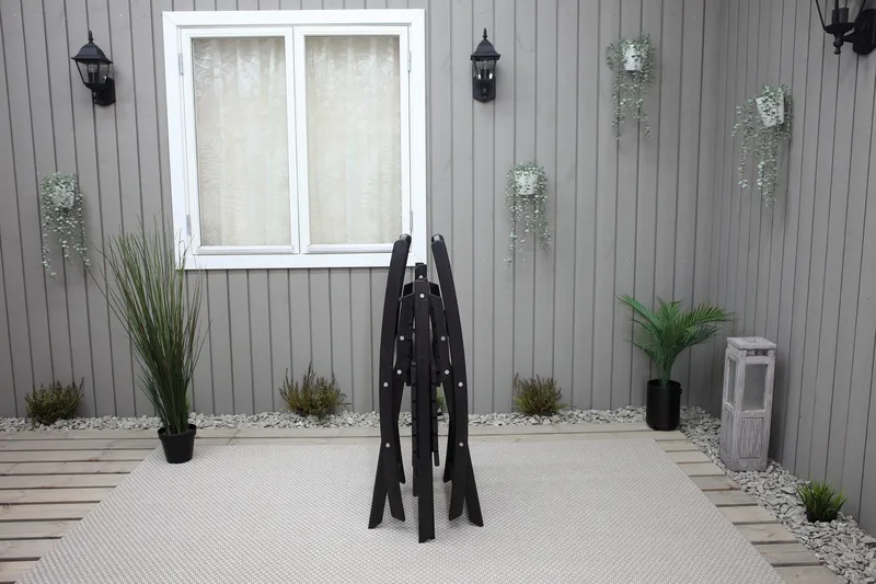 Edilma Klappstol Utomhus - Mörkbrun - Utemöbler - Utestol & trädgårdsstol - Caféstol & klappstol utomhus