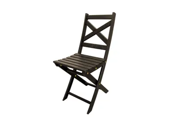 Edilma Klappstol Utomhus - Mörkbrun - Utemöbler - Utestol & trädgårdsstol - Caféstol & klappstol utomhus