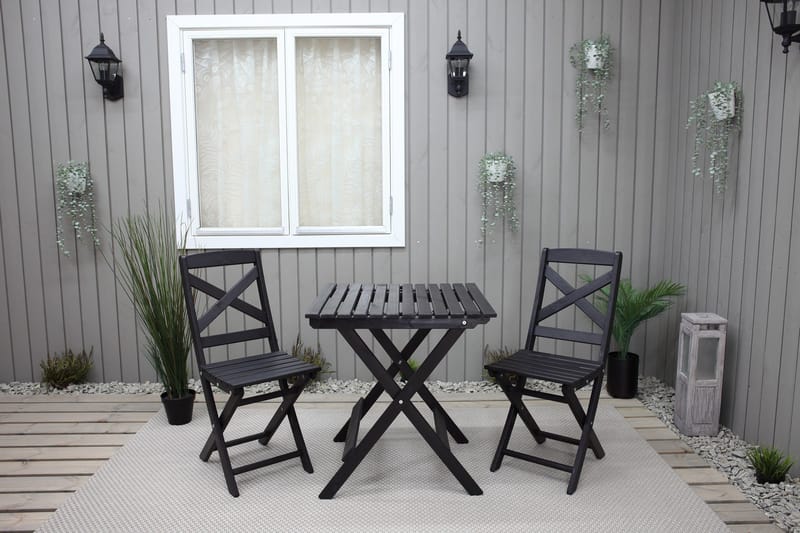 Edilma Klappstol Utomhus - Mörkbrun - Utemöbler - Utestol & trädgårdsstol - Caféstol & klappstol utomhus