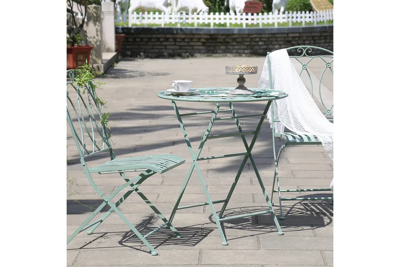 Mint Caféstol - Grön - Utemöbler - Utestol & trädgårdsstol - Caféstol & klappstol utomhus