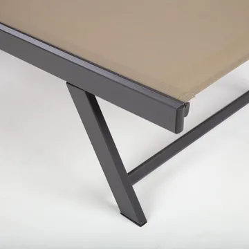 Däckstol Ario - Beige - Utemöbler - Utestol & trädgårdsstol - Solsäng & Solvagnar