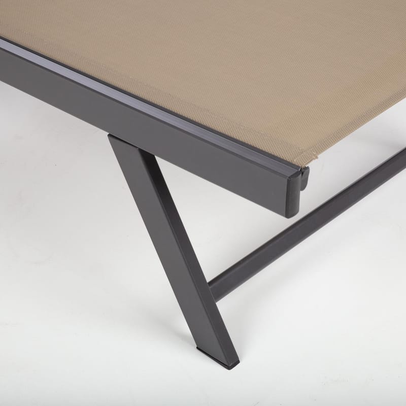 Däckstol Ario - Beige - Utemöbler - Utestol & trädgårdsstol - Solsäng & Solvagnar