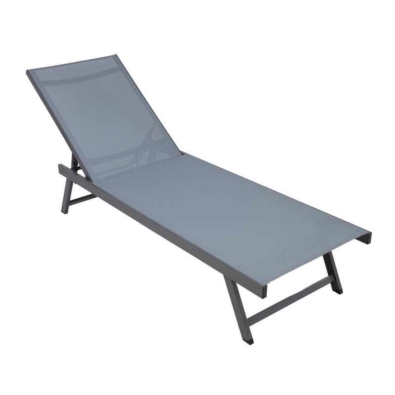 Däckstol Ario - grå - Utemöbler - Utestol & trädgårdsstol - Solsäng & Solvagnar