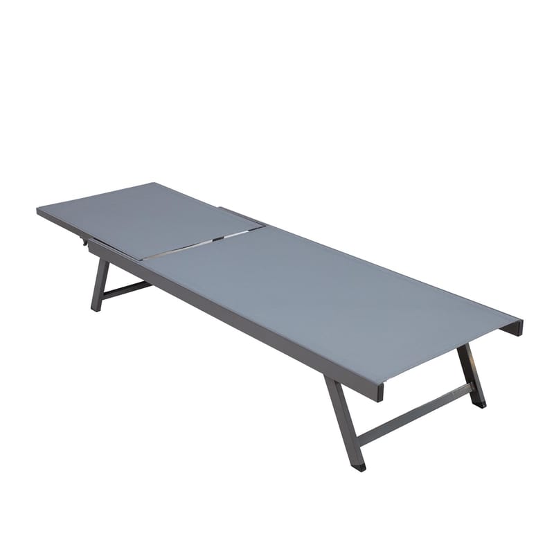 Däckstol Ario - grå - Utemöbler - Utestol & trädgårdsstol - Solsäng & Solvagnar