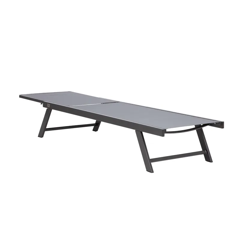 Däckstol Ario - mörkgrå - Utemöbler - Utestol & trädgårdsstol - Solsäng & Solvagnar