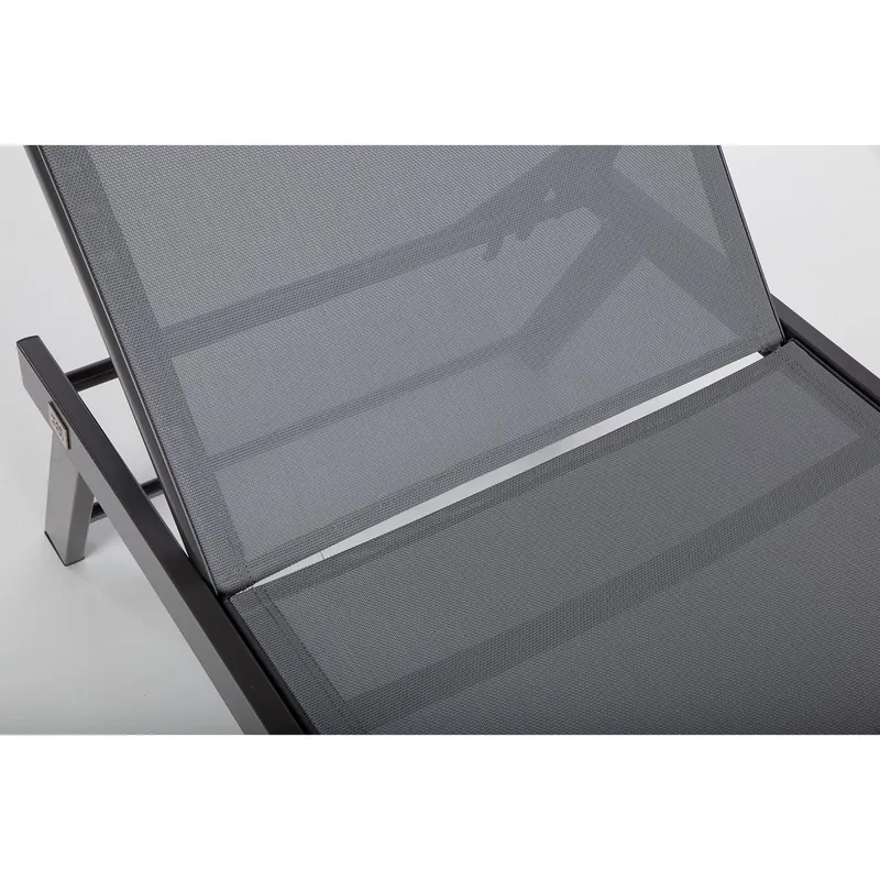 Däckstol Ario - mörkgrå - Utemöbler - Utestol & trädgårdsstol - Solsäng & Solvagnar