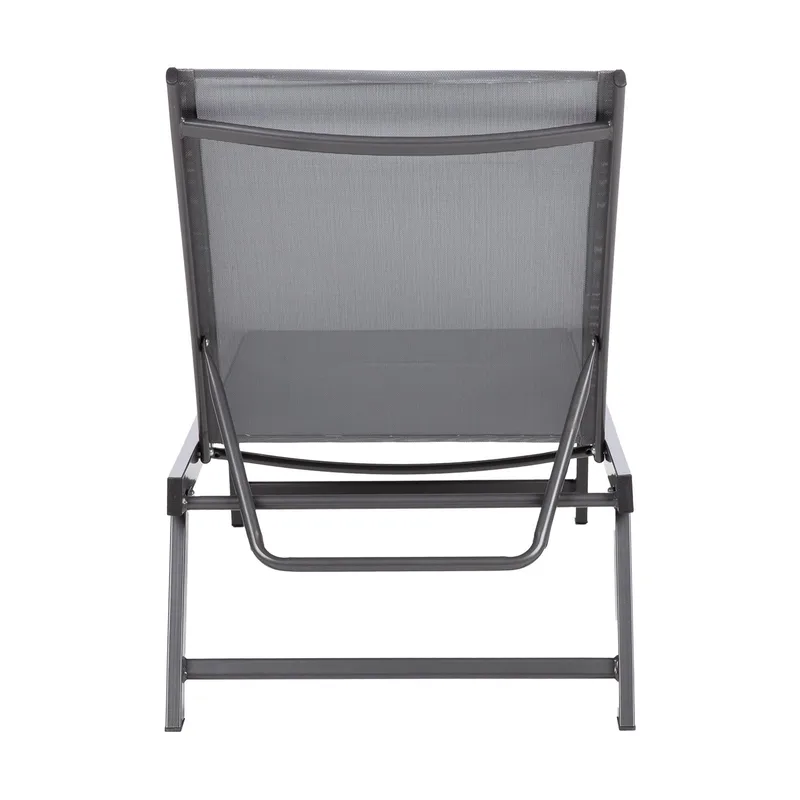 Däckstol Ario - mörkgrå - Utemöbler - Utestol & trädgårdsstol - Solsäng & Solvagnar
