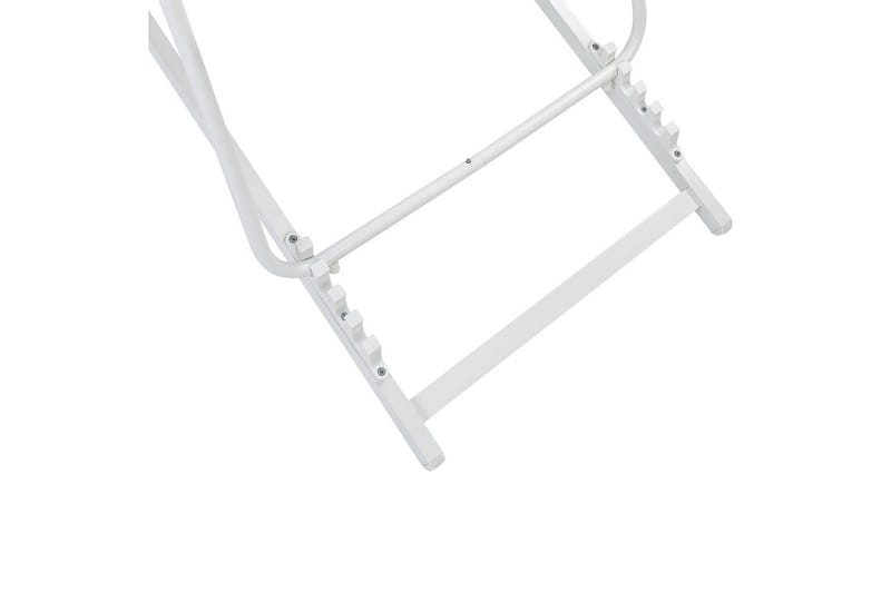 Däckstol hopfällbar Locri II - Grå, vit - Utemöbler - Utestol & trädgårdsstol - Solstolar