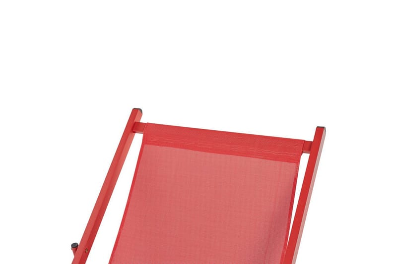 Däckstol hopfällbar Locri II - Röd - Utemöbler - Utestol & trädgårdsstol - Solstolar