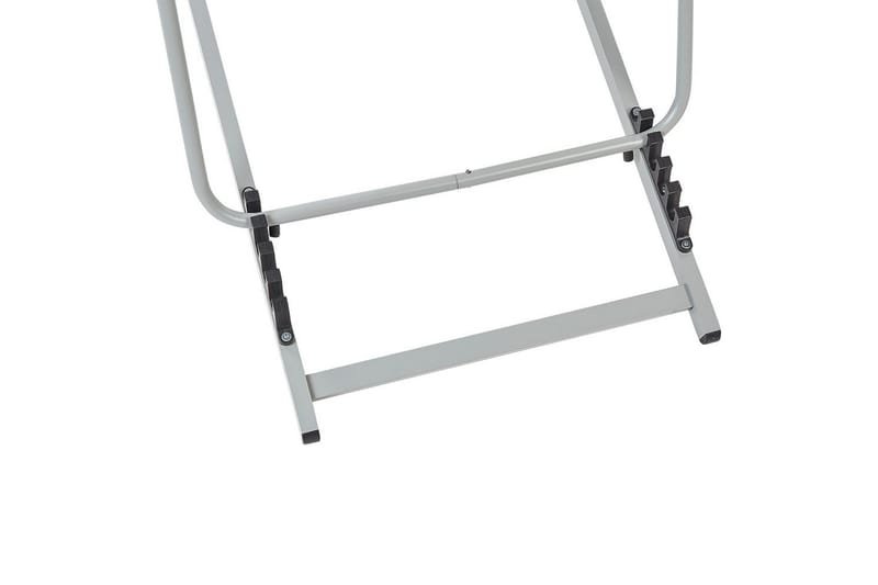 Däckstol hopfällbar Locri II - Vit, Grå - Utemöbler - Utestol & trädgårdsstol - Solstolar