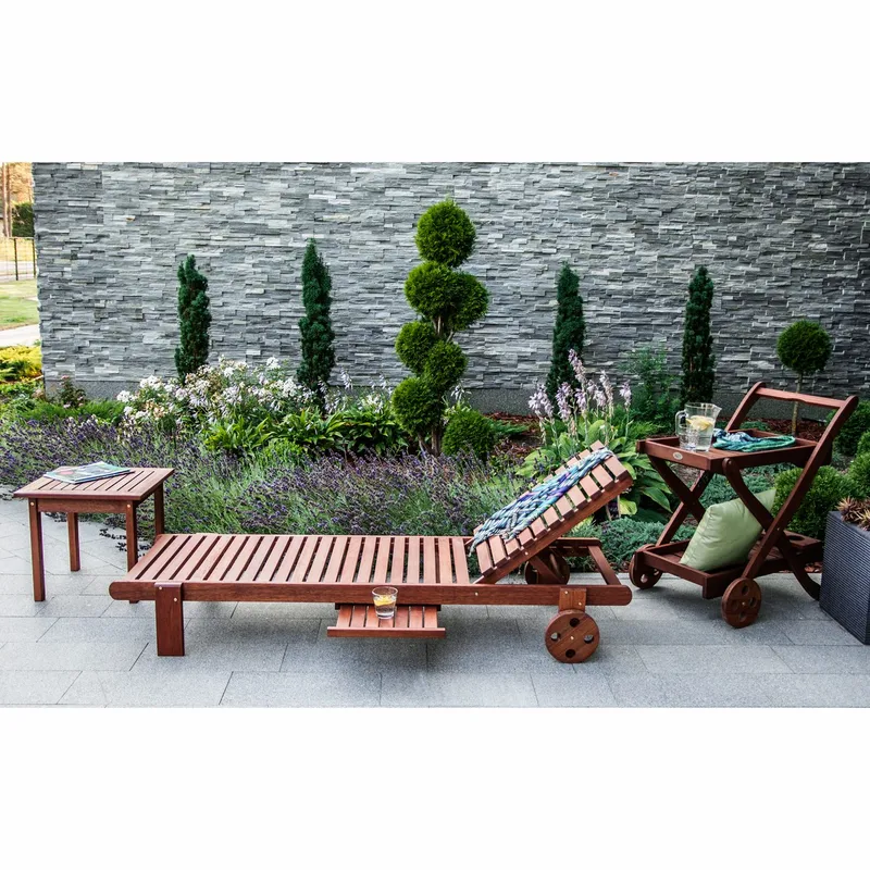 Däckstol Malay meranti - naturligt brun - Utemöbler - Utestol & trädgårdsstol - Solsäng & Solvagnar