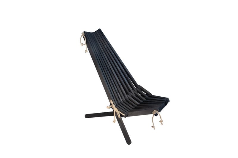 Ecochair EcoFurn Al Svart Oljad - Al Svart Oljad - Utemöbler - Utestol & trädgårdsstol - Utefåtölj & loungefåtölj