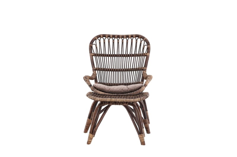 Ella Utefåtölj - Mörk Valnöt - Utemöbler - Utestol & trädgårdsstol - Utefåtölj & loungefåtölj