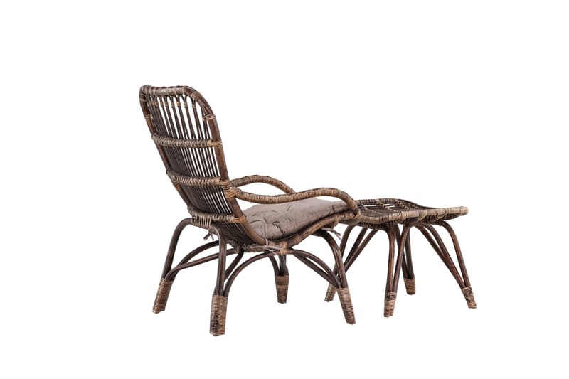 Ella Utefåtölj - Mörk Valnöt - Utemöbler - Utestol & trädgårdsstol - Utefåtölj & loungefåtölj