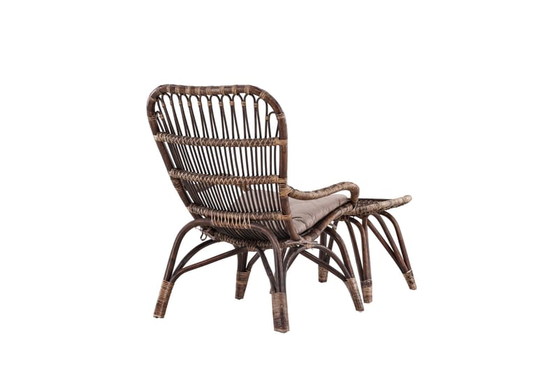 Ella Utefåtölj - Mörk Valnöt - Utemöbler - Utestol & trädgårdsstol - Utefåtölj & loungefåtölj