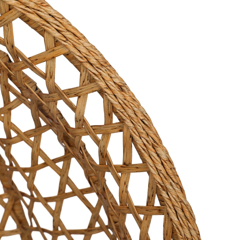 Etna Hängstol med stativ utomhus - Äggstol i konstrotting - Brun - Utemöbler - Utestol & trädgårdsstol - Hängstol utomhus - Hängstol med stativ