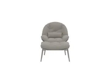 Fåtölj Cala Utomhus - beige - Utemöbler - Utestol & trädgårdsstol - Utefåtölj & loungefåtölj
