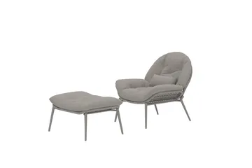Fåtölj Cala Utomhus - beige - Utemöbler - Utestol & trädgårdsstol - Utefåtölj & loungefåtölj