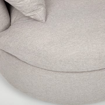 Fåtölj Fluffy Swivel 110x105x65/86 cm - Ljusgrå - Utemöbler - Utestol & trädgårdsstol - Utefåtölj & loungefåtölj