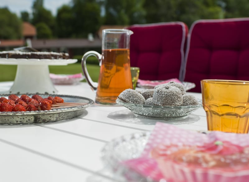 Fåtölj Hillerstorp Herrgård - Vit - Utemöbler - Utestol & trädgårdsstol - Utefåtölj & loungefåtölj