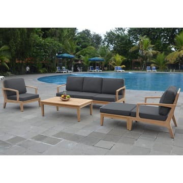 Fåtölj Maldive teak - brun - Utemöbler - Utestol & trädgårdsstol - Utefåtölj & loungefåtölj