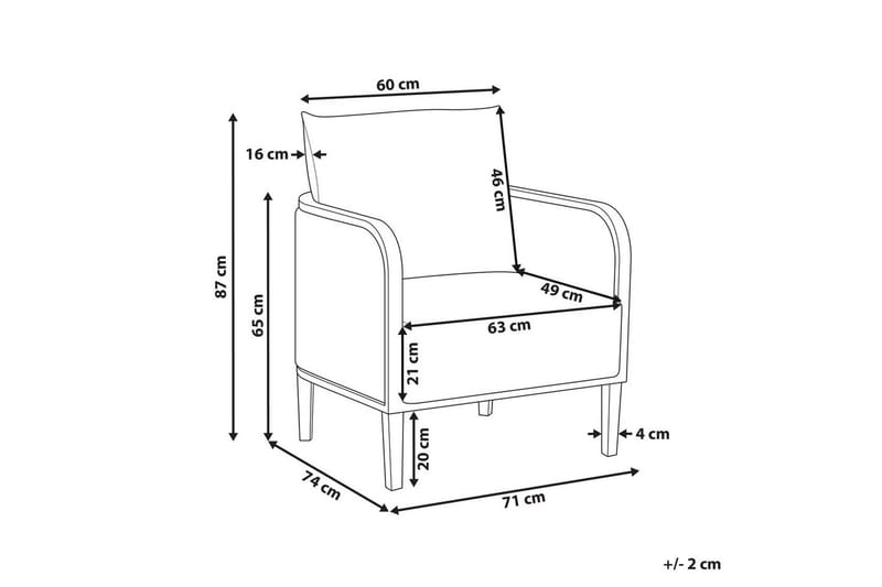 Fåtölj Montefalco - Utemöbler - Utestol & trädgårdsstol - Utefåtölj & loungefåtölj