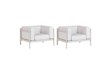 Fåtölj set om 2 Ferretti - Utemöbler - Utestol & trädgårdsstol - Utefåtölj & loungefåtölj