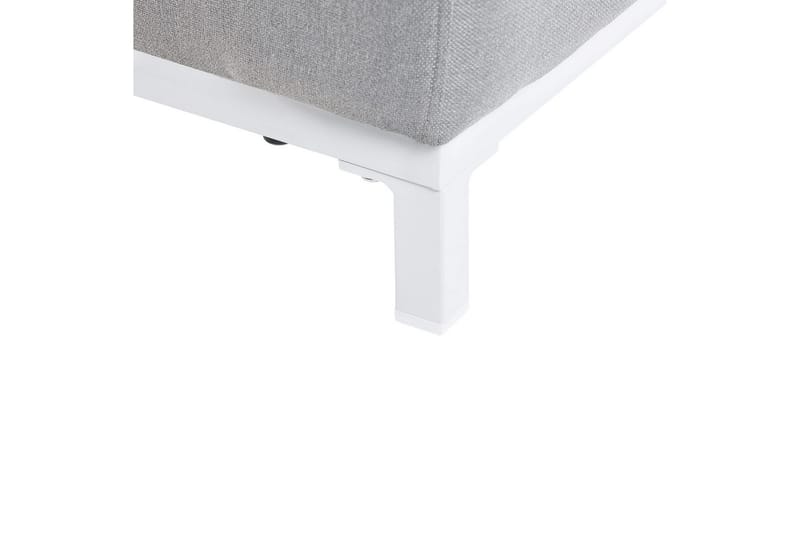 Fåtölj set om 2 Rovigo - Ljusgrå, vit - Utemöbler - Utestol & trädgårdsstol - Utefåtölj & loungefåtölj