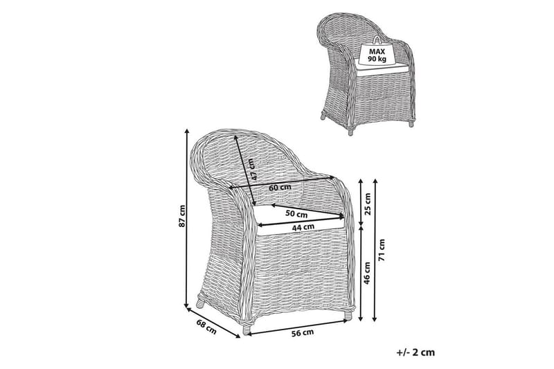 Fåtölj Susua Ii - Utemöbler - Utestol & trädgårdsstol - Utefåtölj & loungefåtölj
