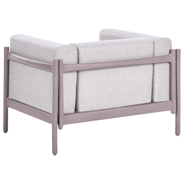 Fåtölj utomhus Ferretti - Grå/Beige - Utemöbler - Utestol & trädgårdsstol - Utefåtölj & loungefåtölj