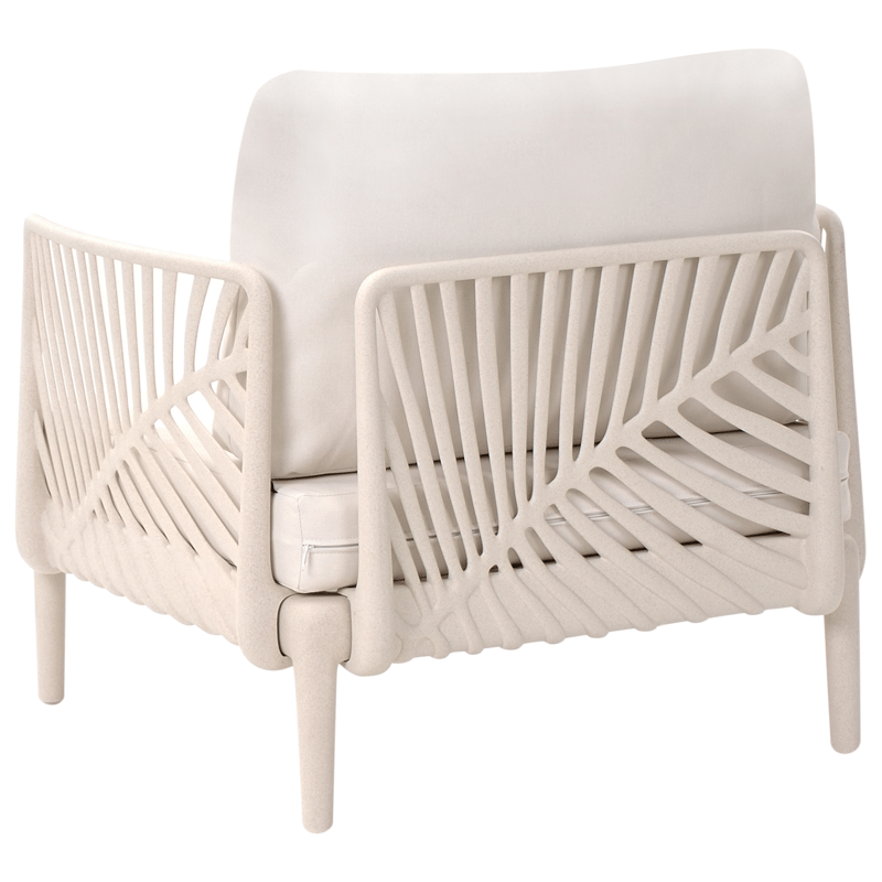 Fåtölj utomhus Saturnia - Beige - Utemöbler - Utestol & trädgårdsstol - Utefåtölj & loungefåtölj