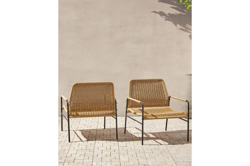 Fåtölj Prasimo set om 2 - Utemöbler - Utestol & trädgårdsstol - Utefåtölj & loungefåtölj