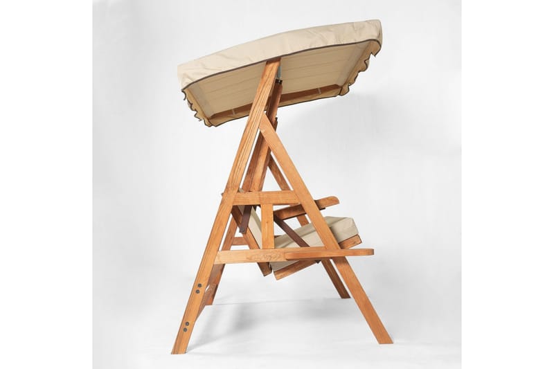 Fenvia Hängstol Utomhus 166x180 cm - Cremevit - Utemöbler - Utestol & trädgårdsstol - Hängstol utomhus